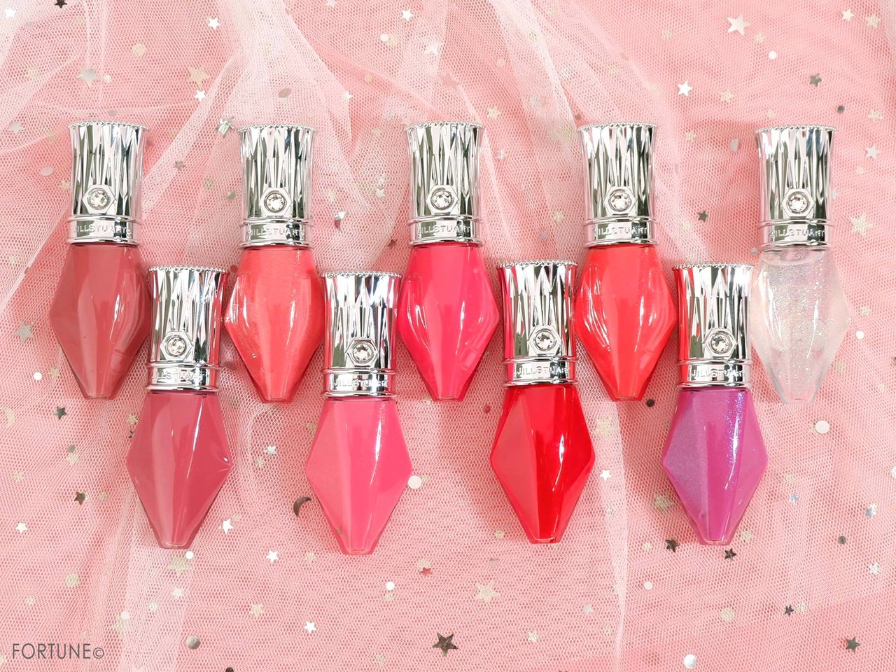 画像：JILL STUART Beauty（ジルスチュアート ビューティ）「ルージュ クリスタル カラット」全9色
