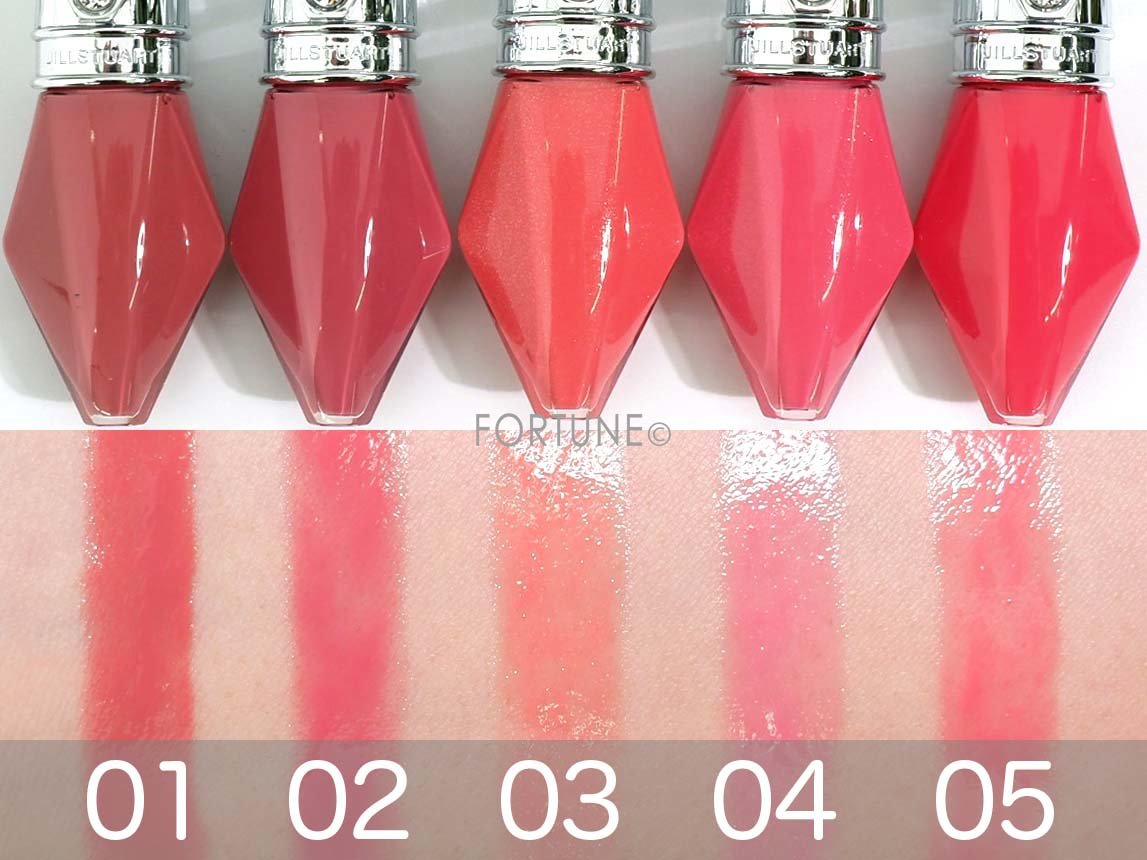 画像：JILL STUART Beauty（ジルスチュアート ビューティ）「ルージュ クリスタル カラット」全9色