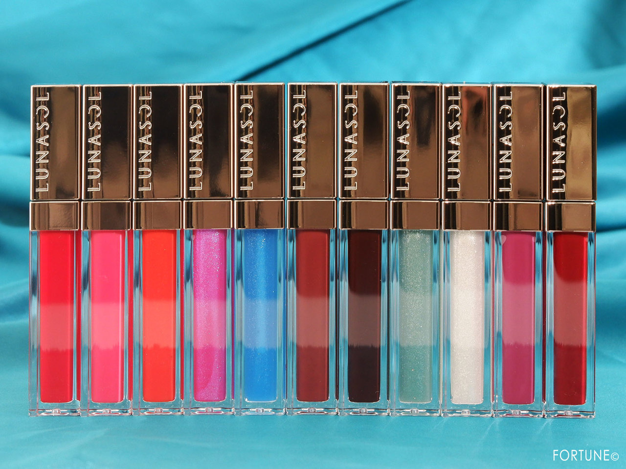 画像：LUNASOL（ルナソル）「ジェルオイルリップス」全11色