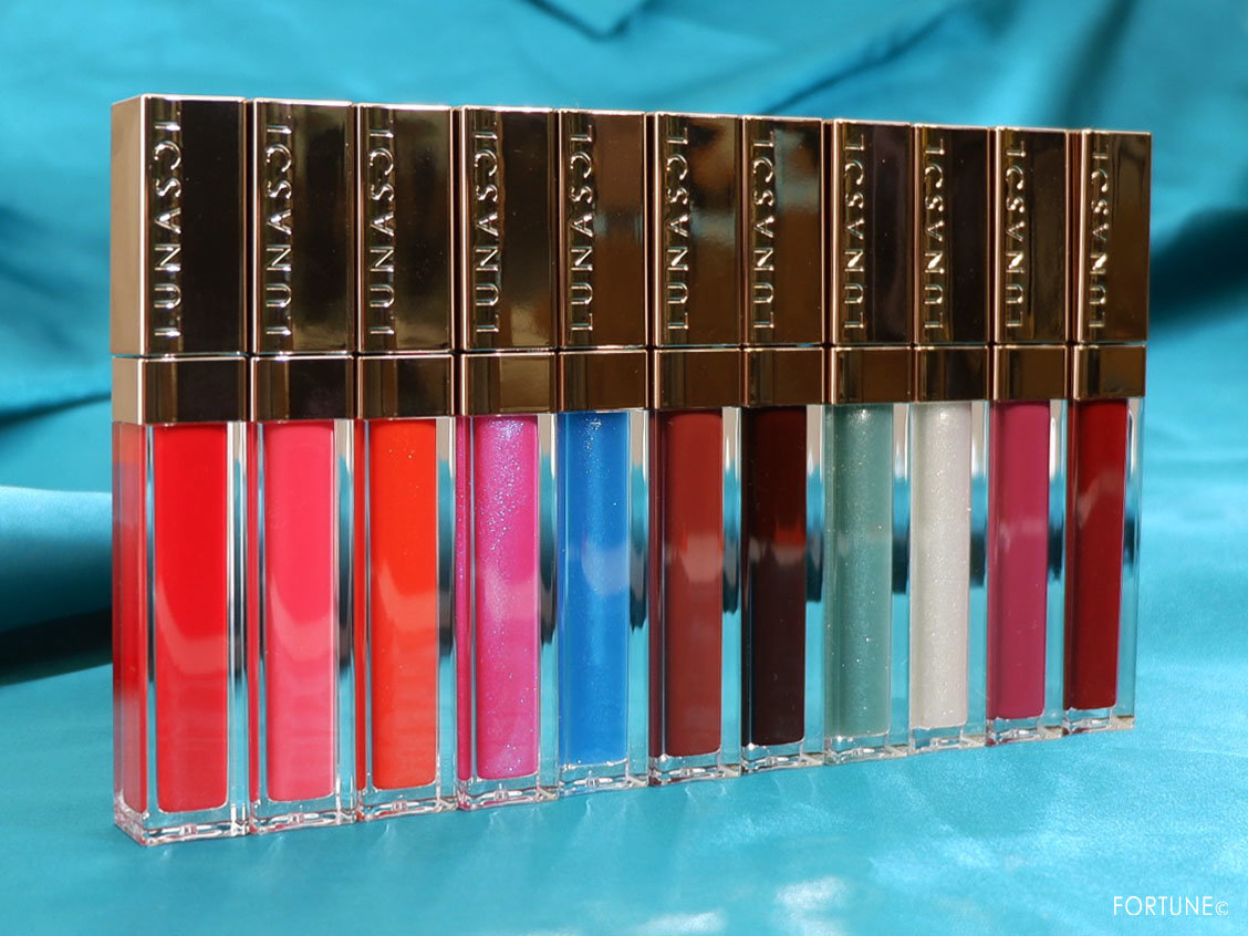 画像：LUNASOL（ルナソル）「ジェルオイルリップス」全11色