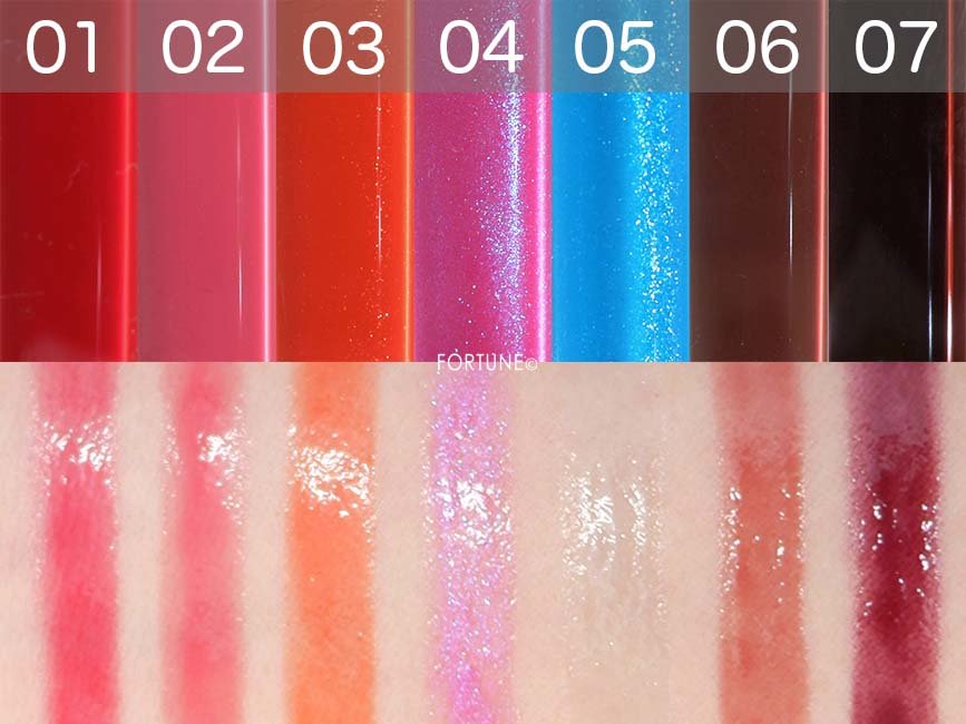 画像：LUNASOL（ルナソル）「ジェルオイルリップス」全11色