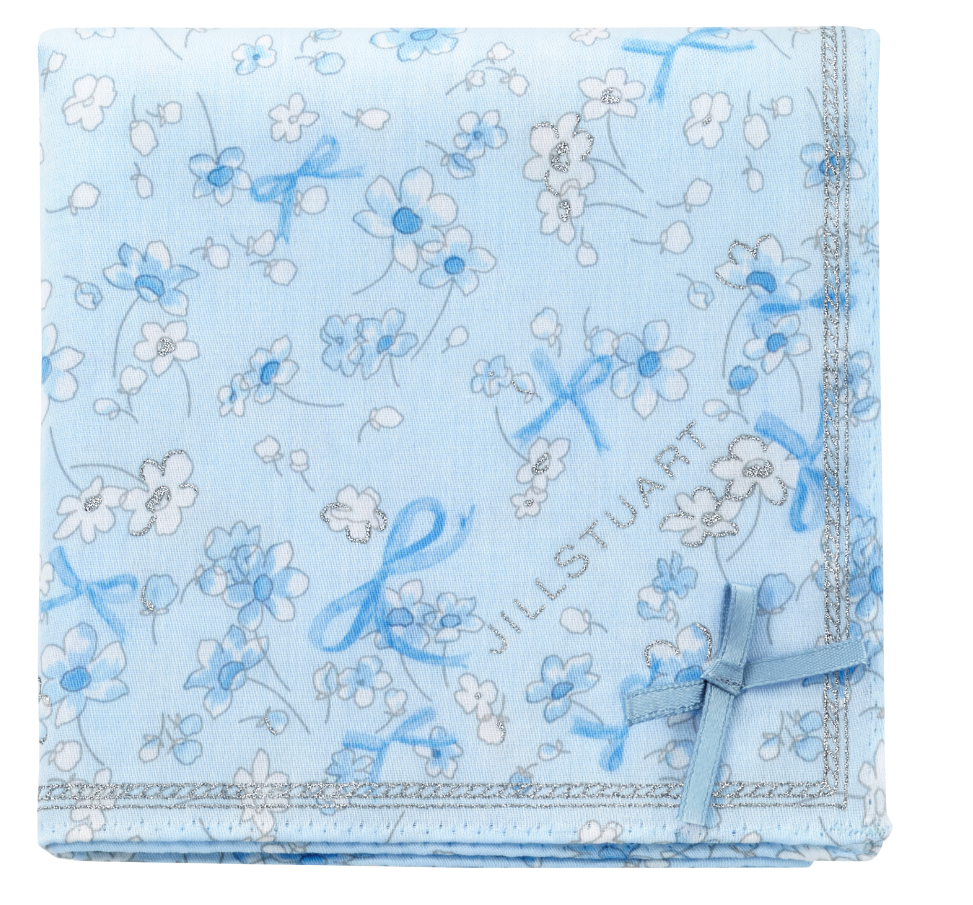 ジルスチュアート　ハンカチ　サムシングピュアブルー