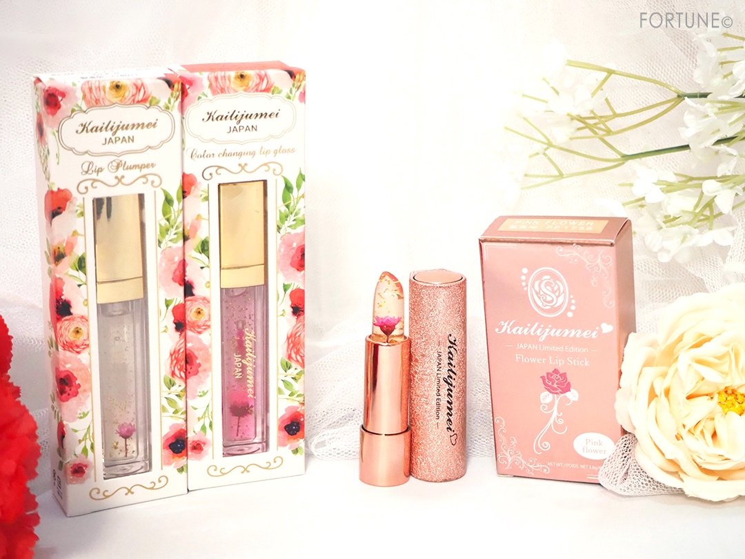 母の日 カイリジュメイ「フラワーリップ」 ティント リップグロス プランパー