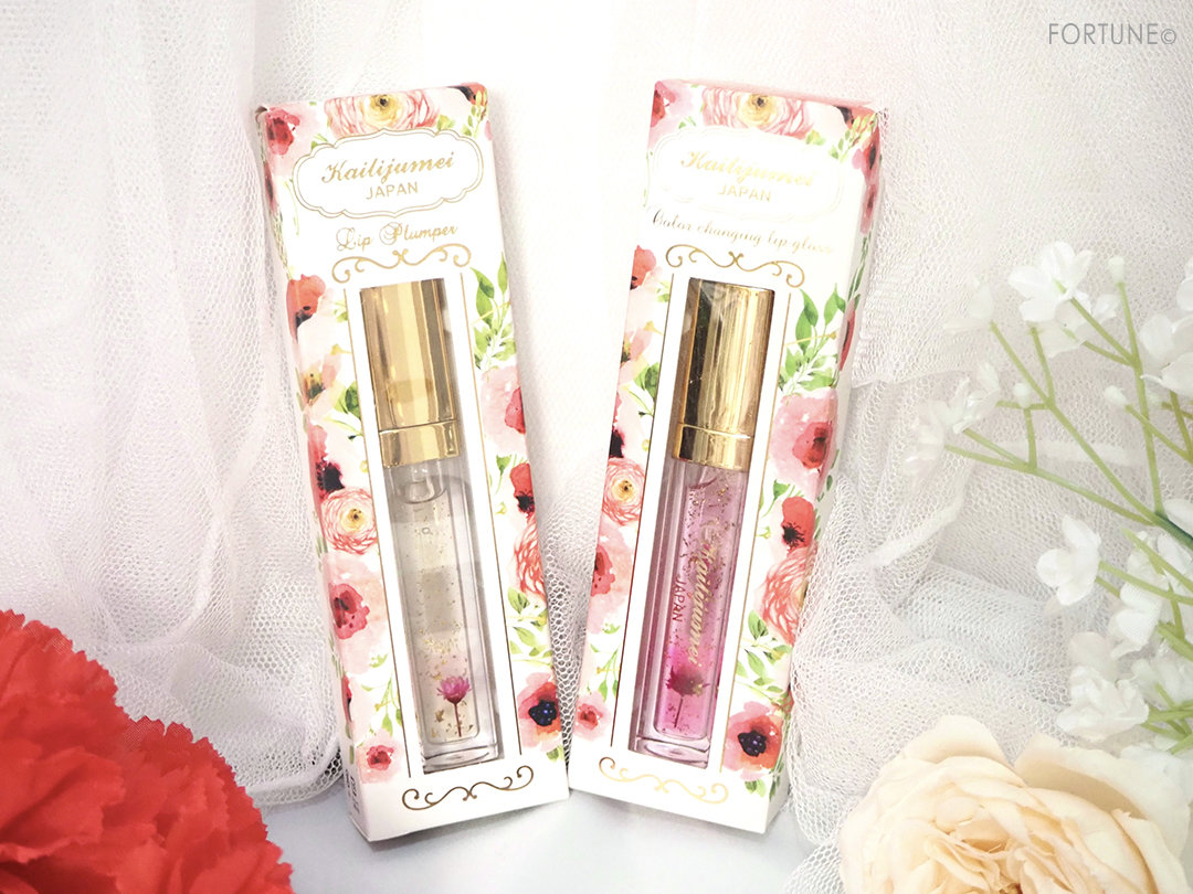 母の日 カイリジュメイ「フラワーリップ」 ティント リップグロス プランパー