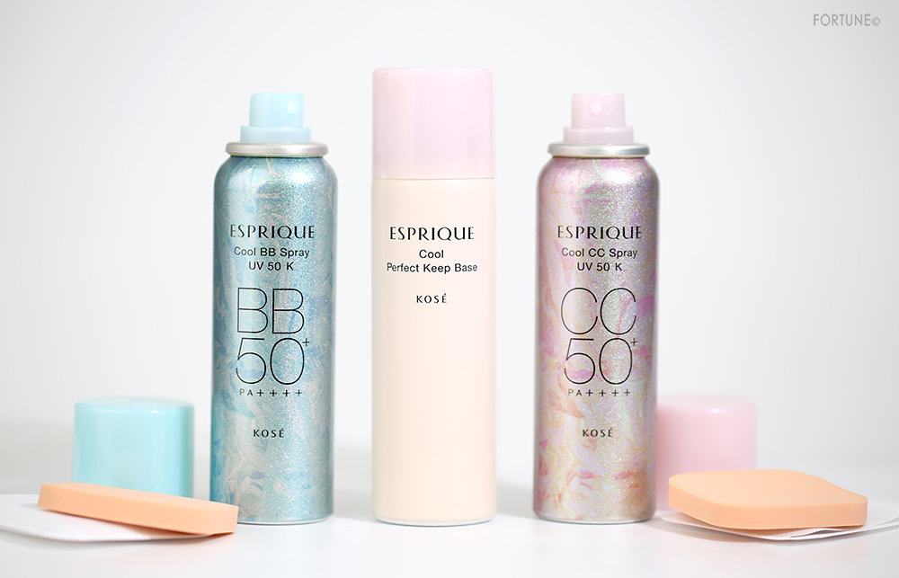 エスプリーク《2020夏》「ひんやりタッチ BBスプレー UV 50 K」「ひんやりタッチ CCスプレー UV 50 K」「ひんやりタッチ パーフェクト キープ ベース」