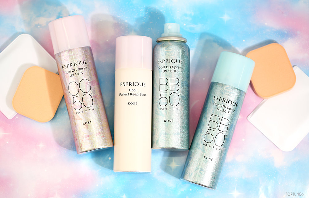 エスプリーク《2020夏》「ひんやりタッチ BBスプレー UV 50 K」「ひんやりタッチ CCスプレー UV 50 K」「ひんやりタッチ パーフェクト キープ ベース」