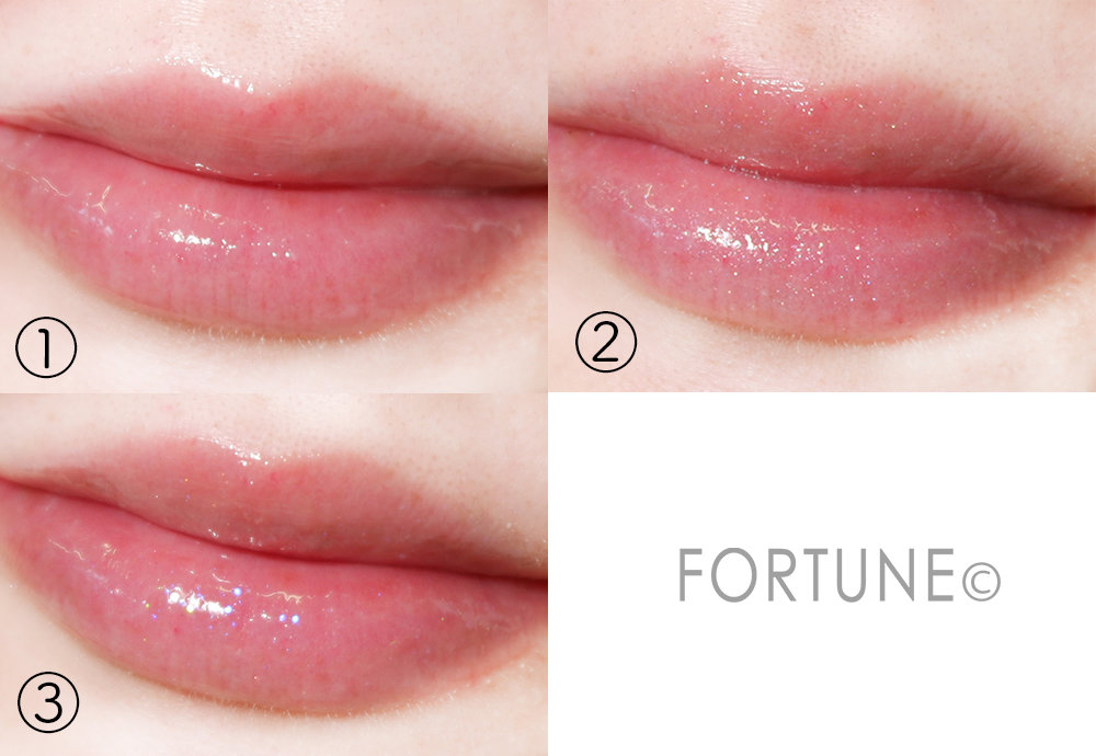 『フォーチュン　リッププランパー』、『フォーチュン　リップイルミネイト』、『フォーチュン　リップスターダム』