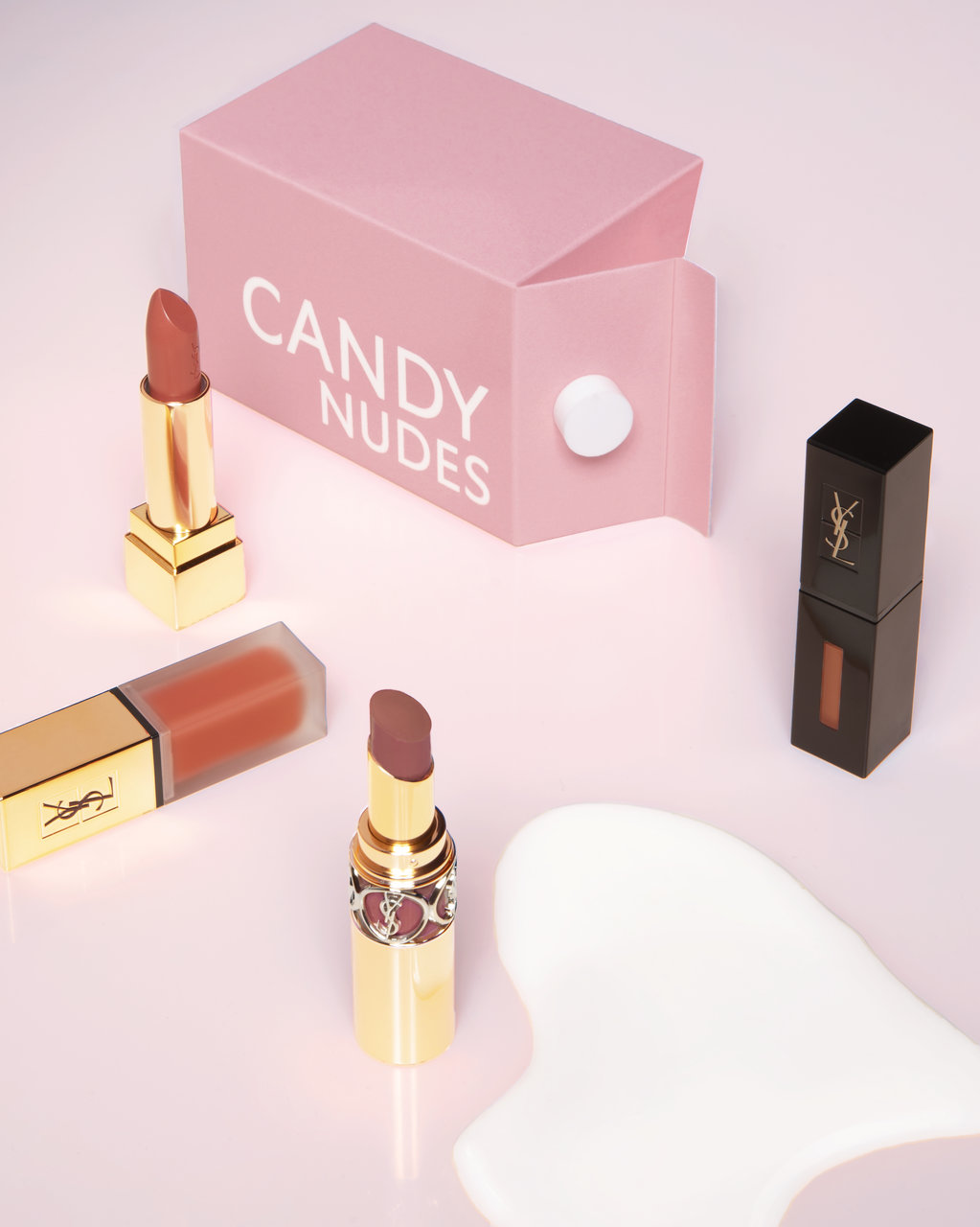 YSL(イヴ・サンローラン)　リップコレクション MILK TEA SHOP「CANDY NUDE」