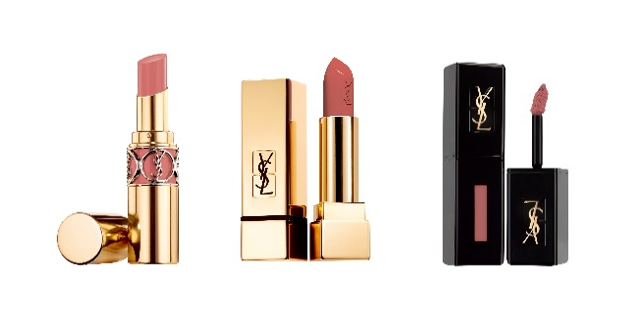 YSL(イヴ・サンローラン)　リップコレクション MILK TEA SHOP「CANDY NUDE」ルージュ ヴォリュプテ シャイン/ルージュ ピュールクチュール/ルージュ ピュールクチュール ヴェルニ ヴィニル クリーム