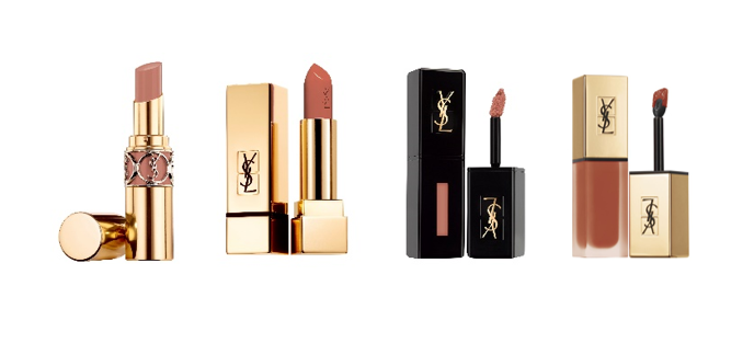 YSL(イヴ・サンローラン)　リップコレクション MILK TEA SHOP「LATTE NUDE」ルージュ　ヴォリュプテ シャイン/ルージュ ピュールクチュール/ルージュ ピュールクチュール ヴェルニ ヴィニル クリーム/タトワージュ クチュール