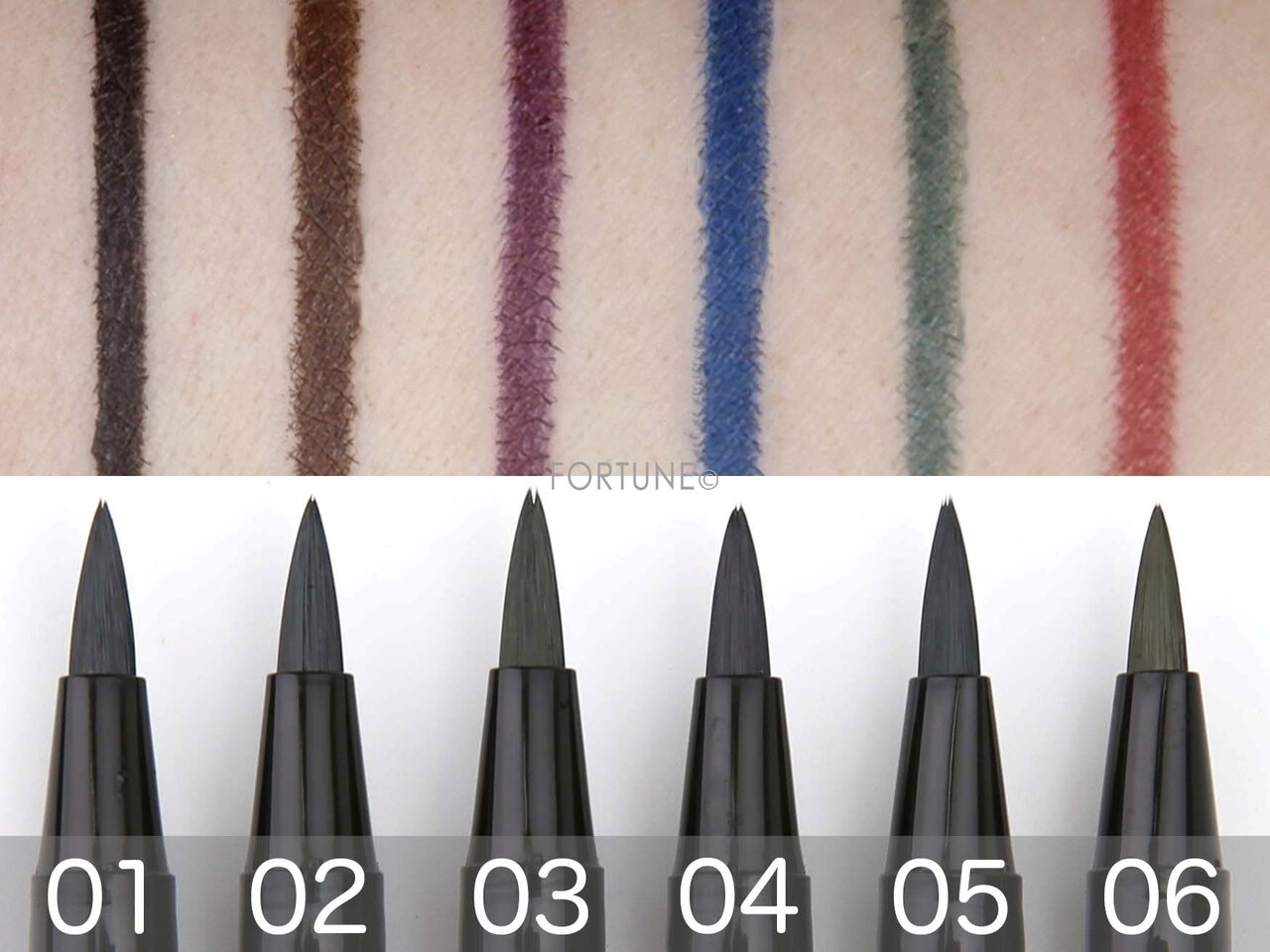 《アンプリチュード》2020年秋冬新作「Amplitude ロングラスティング リキッドアイライナー（全6色）」