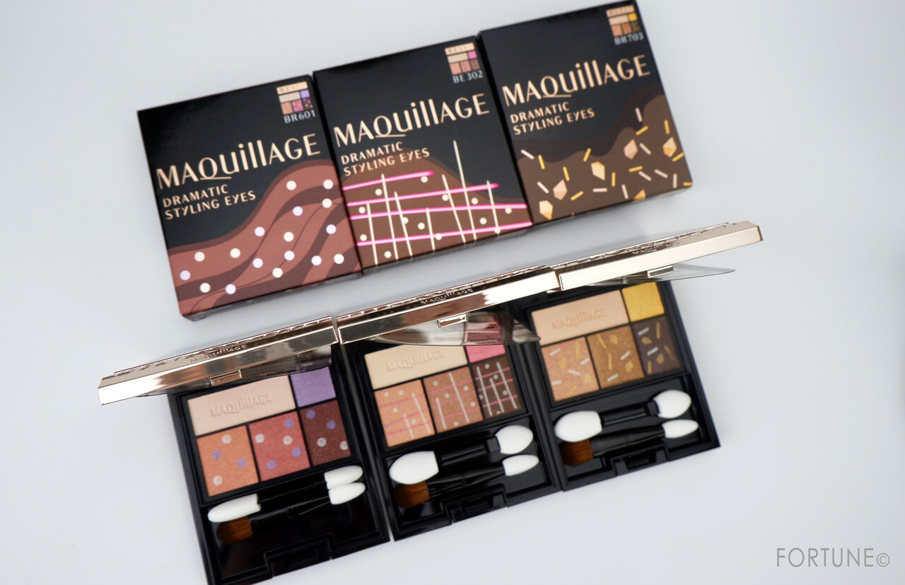 マキアージュ“運命のブラウン”アイシャドウ「ドラマティックスタイリングアイズ」《デコカラーパレット》8/21発売