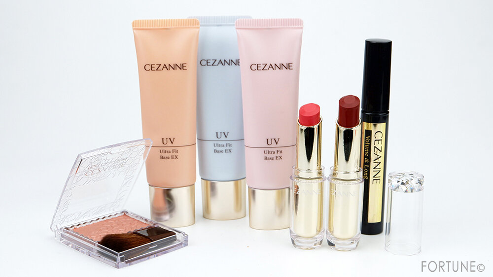 CEZANNE（セザンヌ）『パールグロウチーク』『ラスティンググロスリップ』『ボリュームラッシュマスカラ』