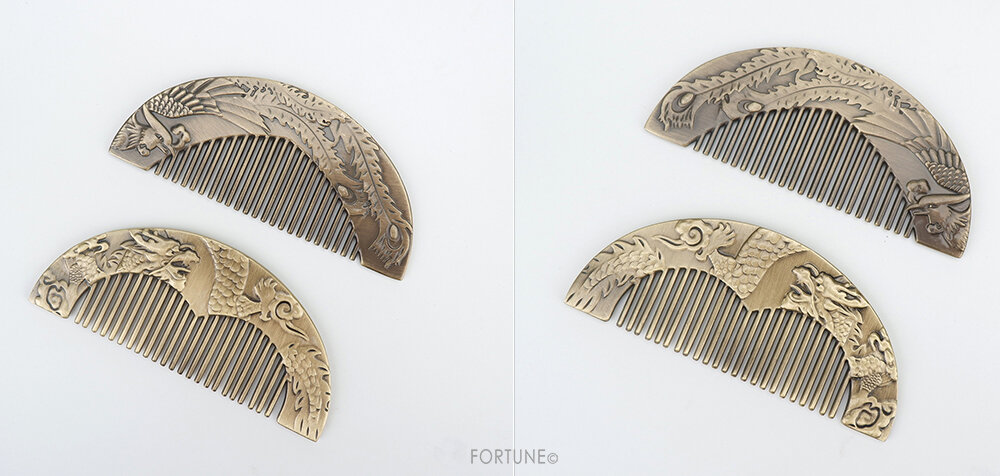 画像：中国コスメブランド 花西子（Florasis）「七夕限定ボックス」「龍鳳和鳴ペア櫛」