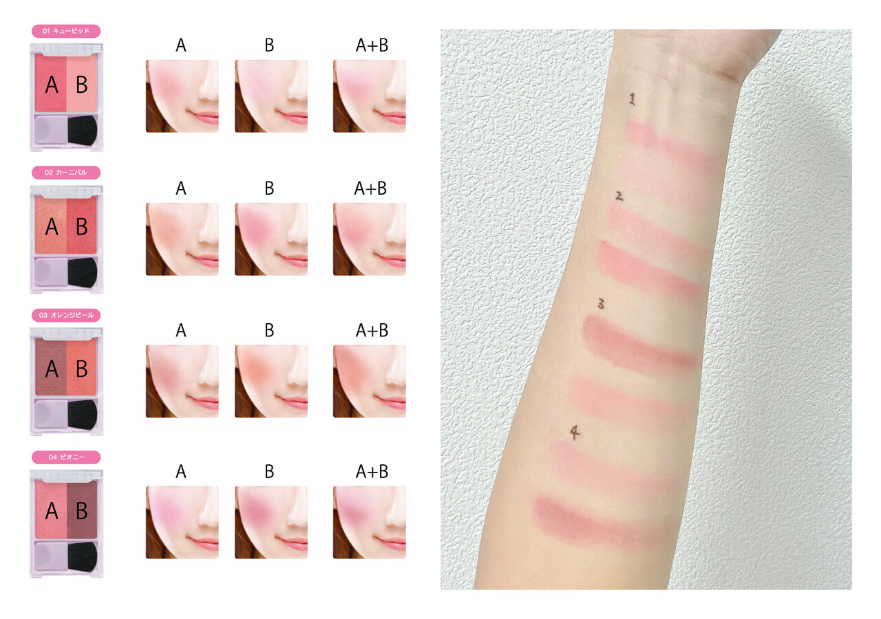 サンキューマートオリジナルコスメブランド『CANDY BUNNY(キャンディバニー)』チーク