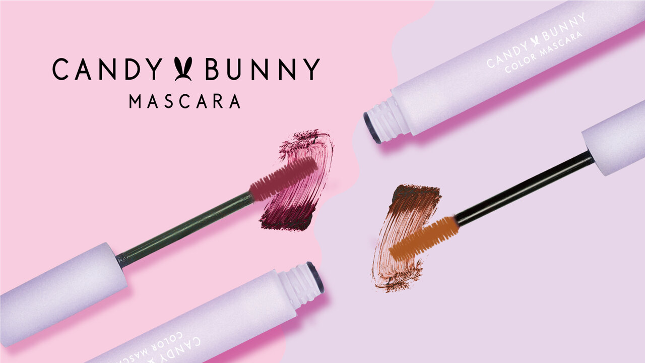 サンキューマートオリジナルコスメブランド『CANDY BUNNY(キャンディバニー)』カラーマスカラ