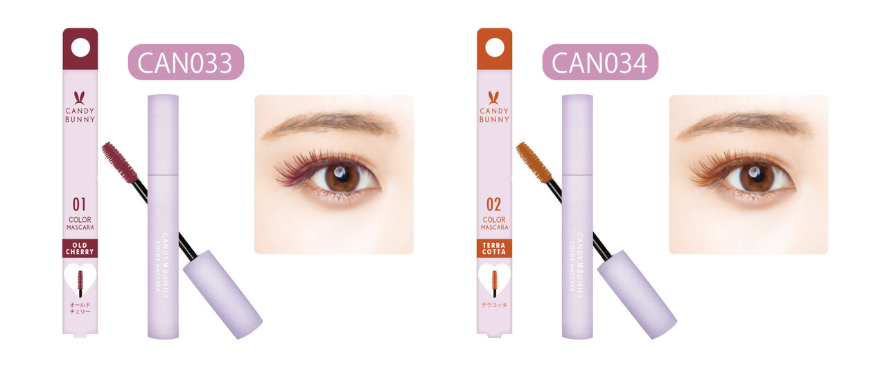 サンキューマートオリジナルコスメブランド『CANDY BUNNY(キャンディバニー)』カラーマスカラ