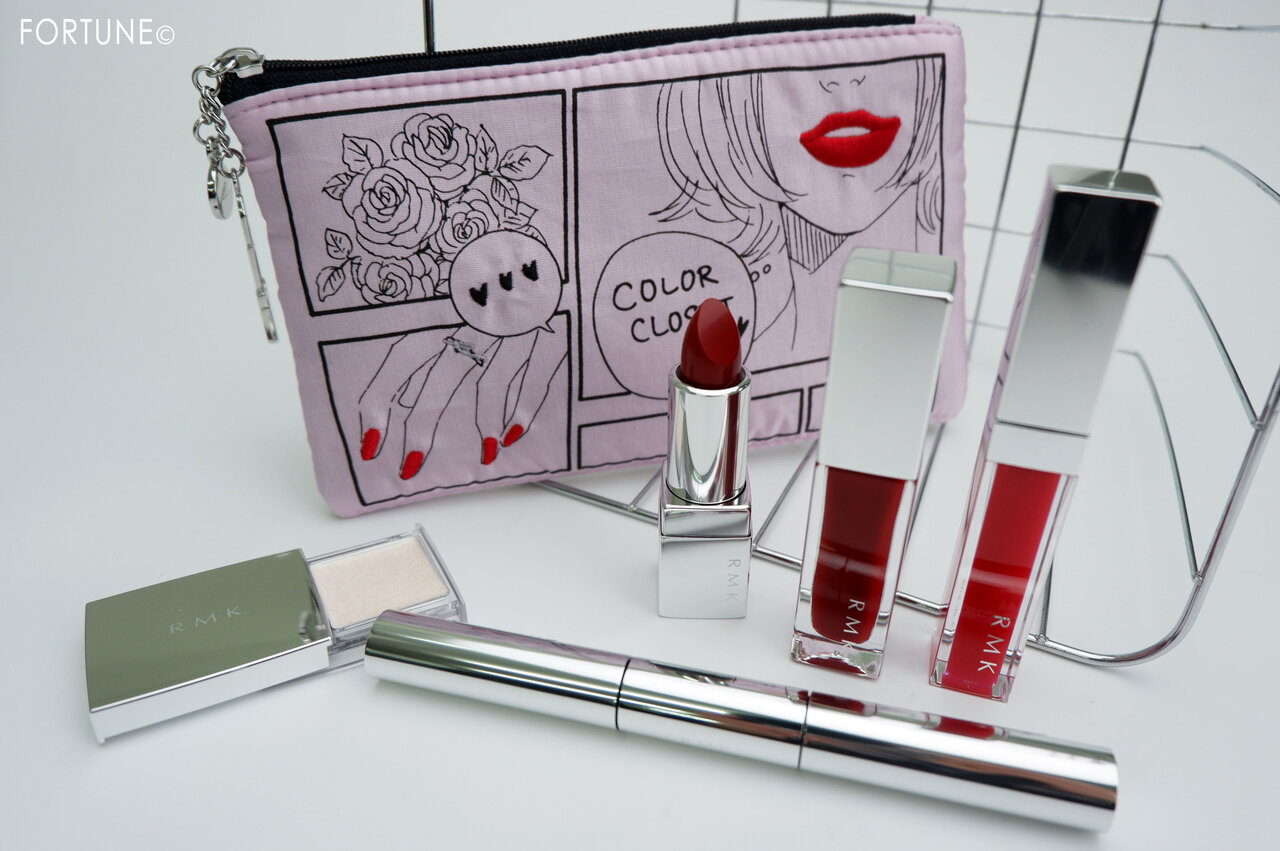 画像：2020クリスマスコフレ「RMK ホリデールック レッドメイクアップキット 2020」