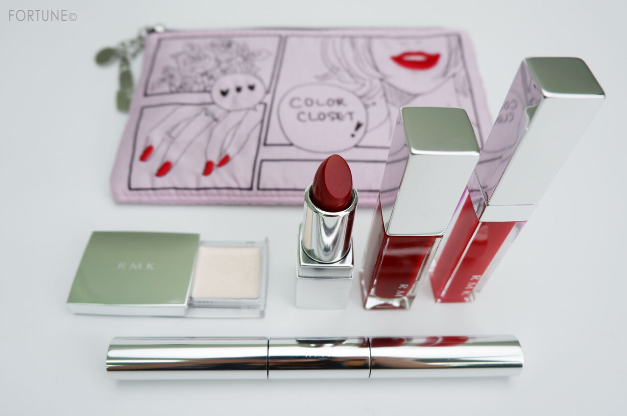 画像：2020クリスマスコフレ「RMK ホリデールック レッドメイクアップキット 2020」