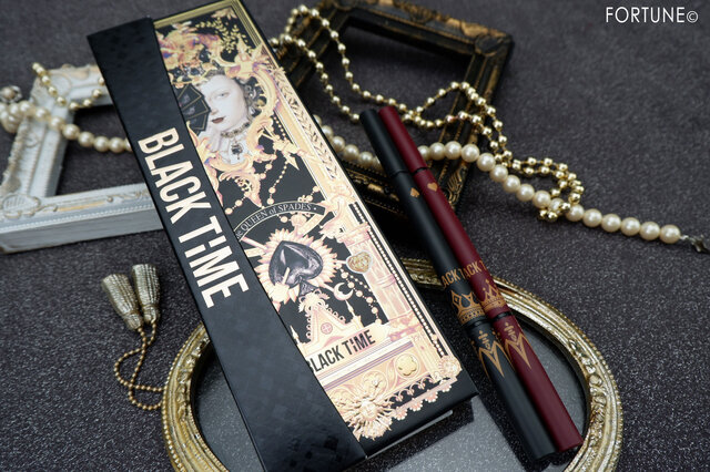 BLACKTIME(ブラックタイム)「クイーン 10色アイシャドウパレット」「クイーンアイブロウ」