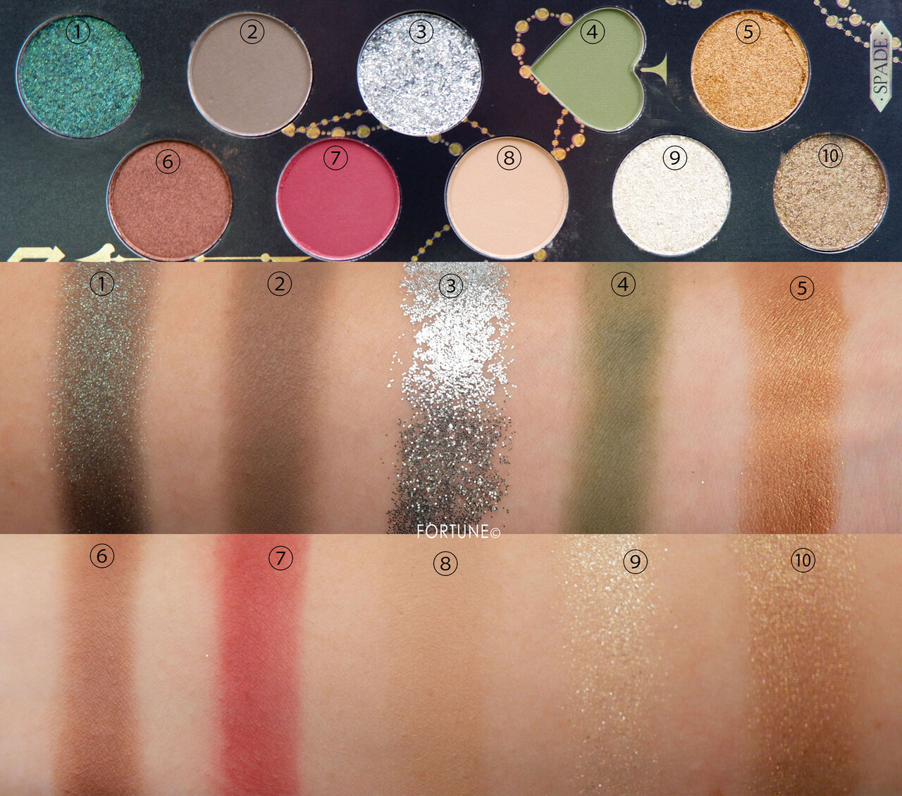 中国コスメ「BLACK TIME（ブラックタイム）」クイーン 10色アイシャドウパレット