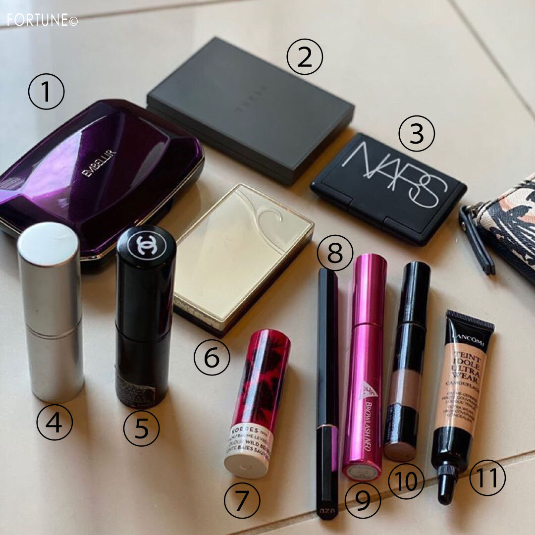 ポーチの中身【FORTUNE美女ポーチ Vol.29】フェイシャルエステやパーソナルジムを経営する女性起業家「小林あかね」さん