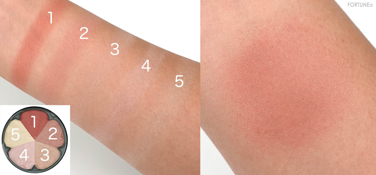 画像：JILL STUART Beauty（ジルスチュアート ビューティ）2020クリスマスコフレ『ジルスチュアート ダズリングワンダーランド コレクション』「ブルーム ミックスブラッシュ コンパクト ダズリングワンダーランド」