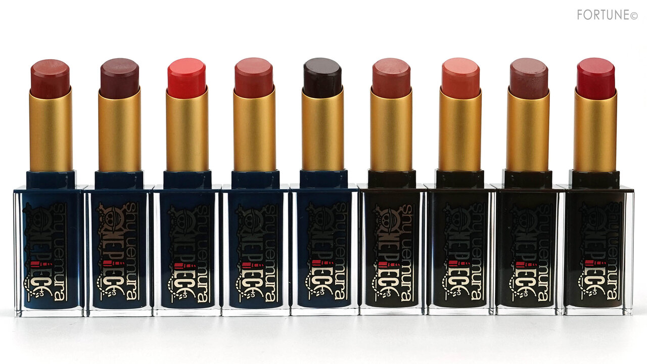 画像：shu uemura（シュウ ウエムラ）ONE PIECE（ワンピース）クリスマスコフレ第1弾「ルージュ アンリミテッド シリーズ」