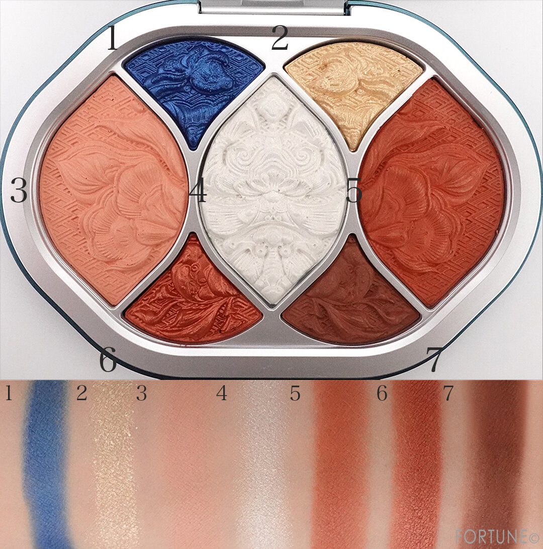 牡丹鏤月・彫刻メイクパレット／錦繍苗蝶