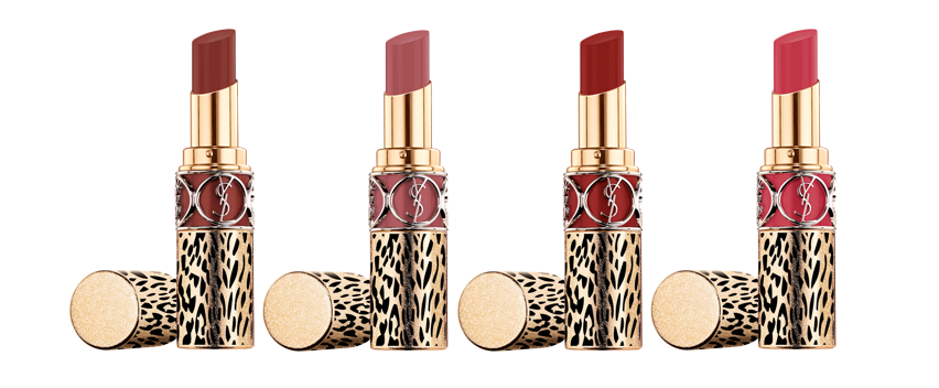 YSL（イヴ・サンロー新作コスメ：クリスマスコフレ「DRESS ME WILD」ルージュ ヴォリュプテ シャイン コレクター