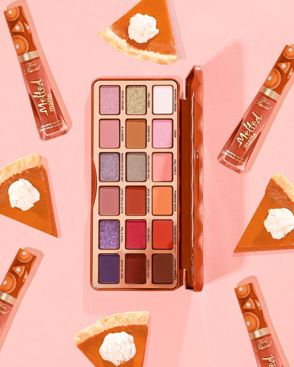 Too Faced(トゥー フェイスド) ホリデーコレクション 2020 クリスマスコフレ「パンプキン スパイス アイシャドウ パレット」