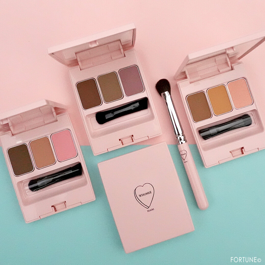 WHOMEE（フーミー） 2020年冬 新作コスメ  『my buddy eyebrow powder（アイブロウパウダー）』『make brush brow KUMANO（アイブロウブラシ 扇型 熊野筆）』