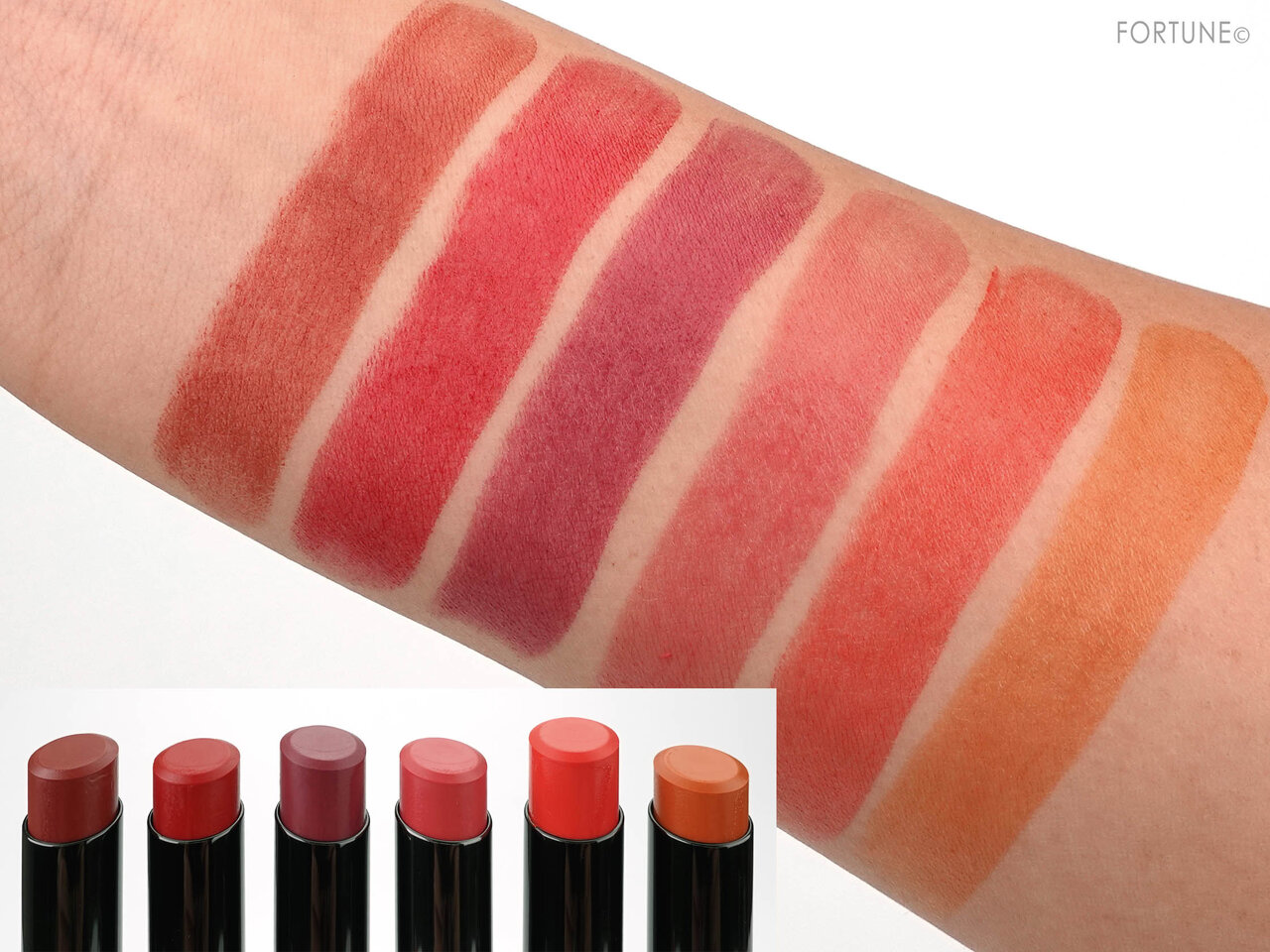 AUBE/オーブ 新作コスメ 2020「タイムレスカラーリップ」スウォッチ・使用レビュー・レポ