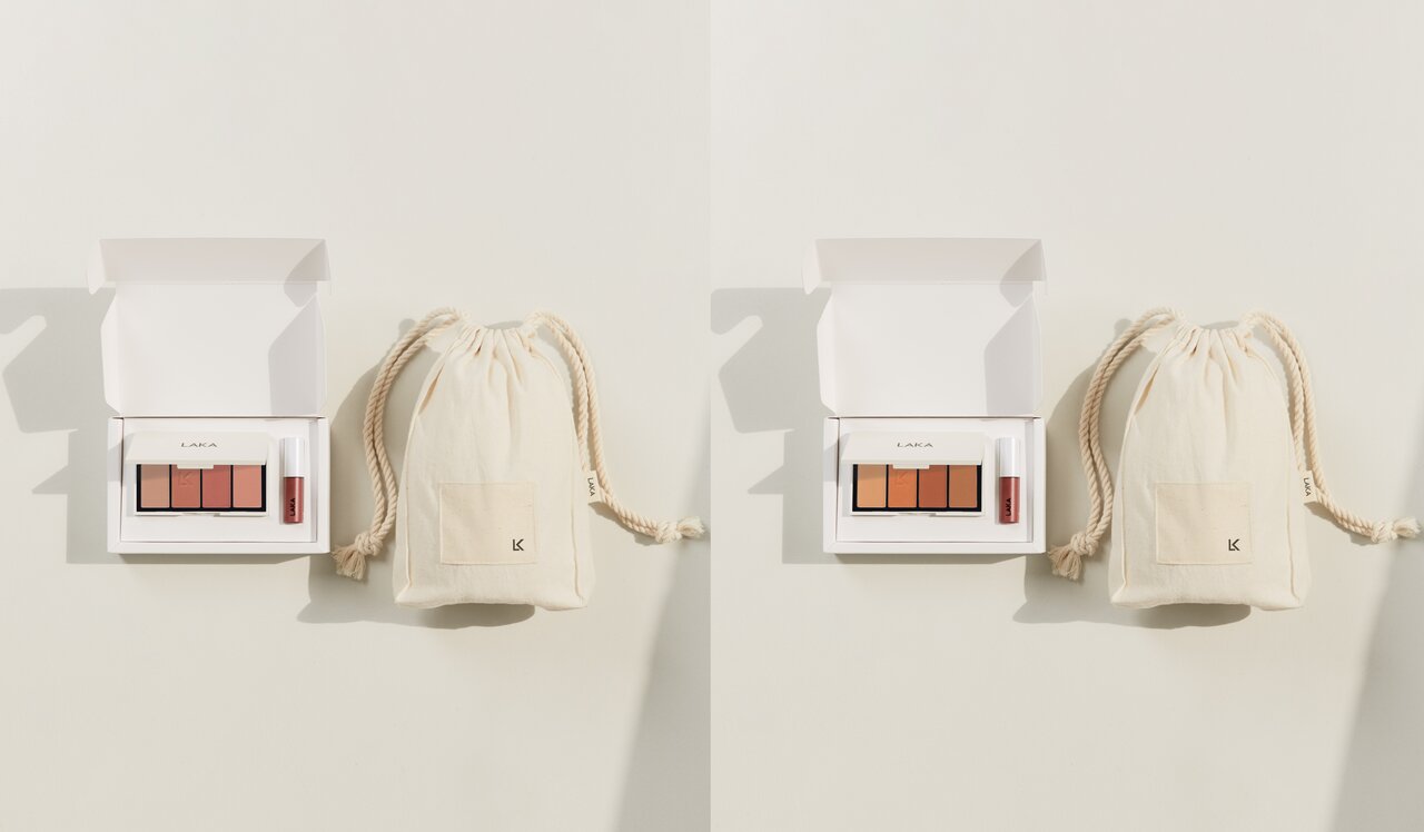 韓国コスメ LAKA(ラカ) 日本限定クリスマスコフレ 2020 新作コスメ「ジャストアイパレット限定セット」