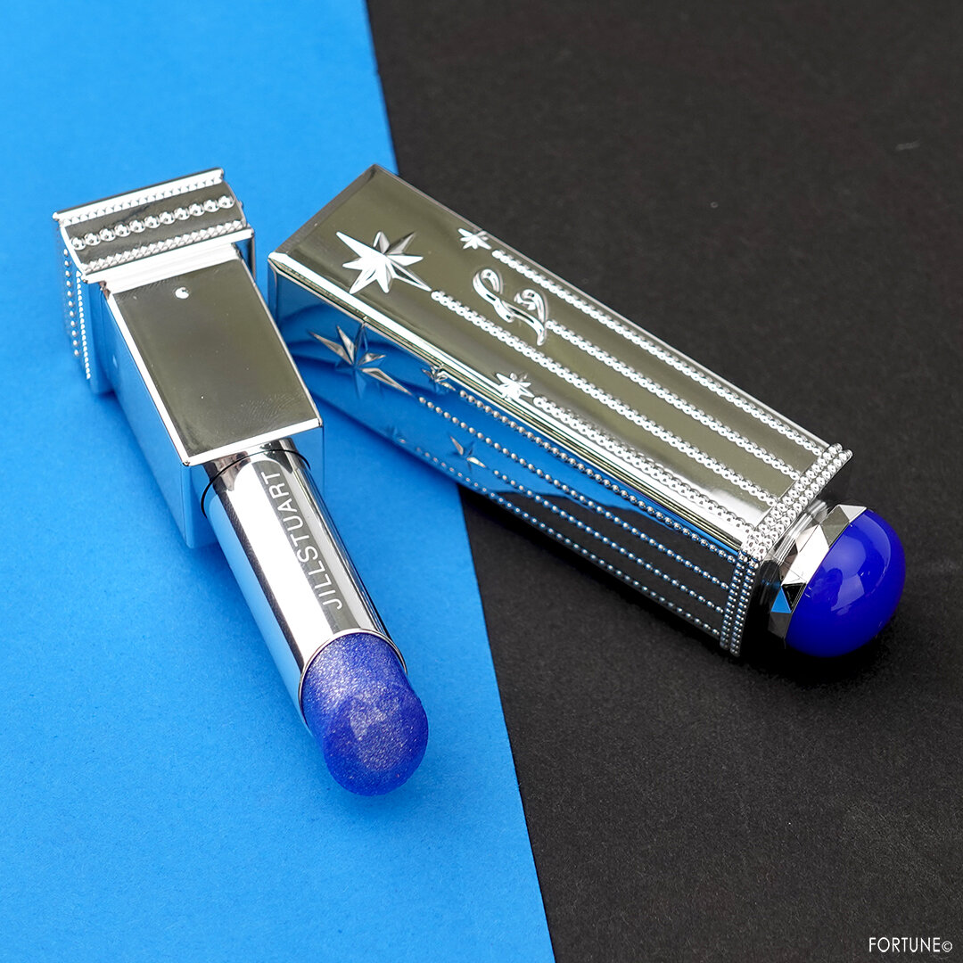 JILL STUART(ジルスチュアート) 2020年秋冬 限定・新作コスメ「ジルスチュアート ラッキージェム マイリップス　01 thoughtful Aquarius」使用レポ・レビュー・スウォッチ