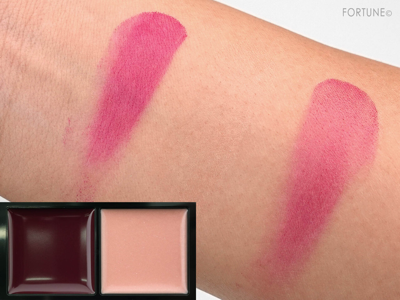 KATE(ケイト) 2020秋冬 新作コスメ 限定シリーズ「東京ヲトギバナシ」ケイト レッドヌードルージュ(Ｔ) EX-102　スウォッチ・使用レポ・レビュー