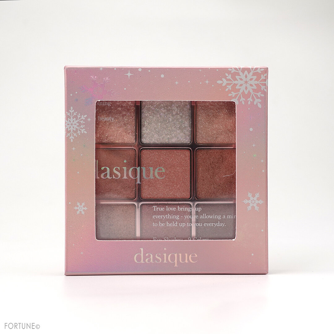 韓国コスメ dasique(デイジーク) 2020年ホリデーコレクション/クリスマスコフレ/新作コスメ『デイジークシャドウパレット』06 スノーブロッサム　使用レポ・レビュー・スウォッチ