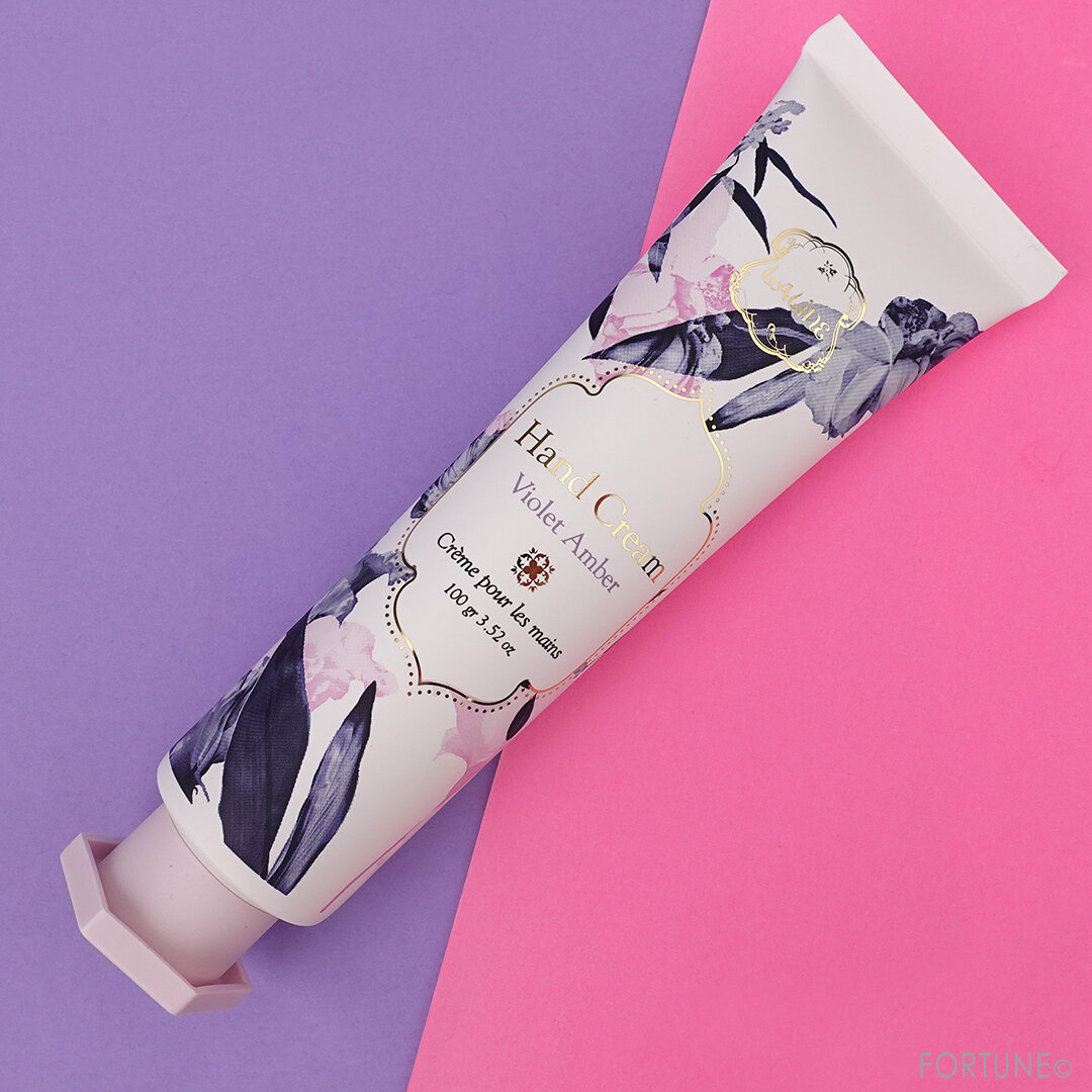 Laline(ラリン) 2021限定デザイン バイオレットアンバー「ハンドクリーム」使用レポ・レビュー