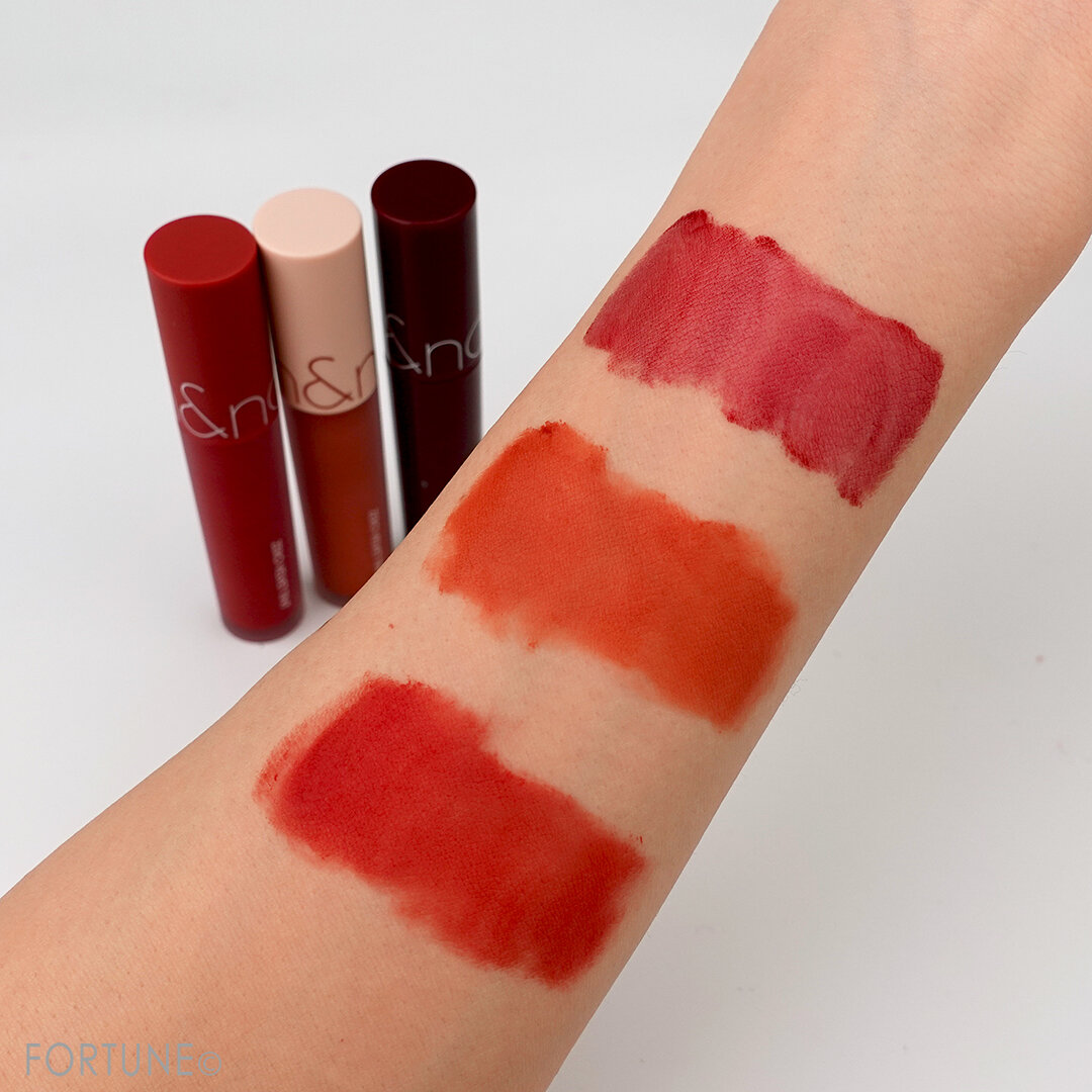 rom&nd(ロムアンド) 2020秋冬 新色 ニューコレクション「ゼロ ベルベット ティント」#14 #17「ジューシー ラスティング ティント」#17 レビュー・スウォッチ・使用レポ