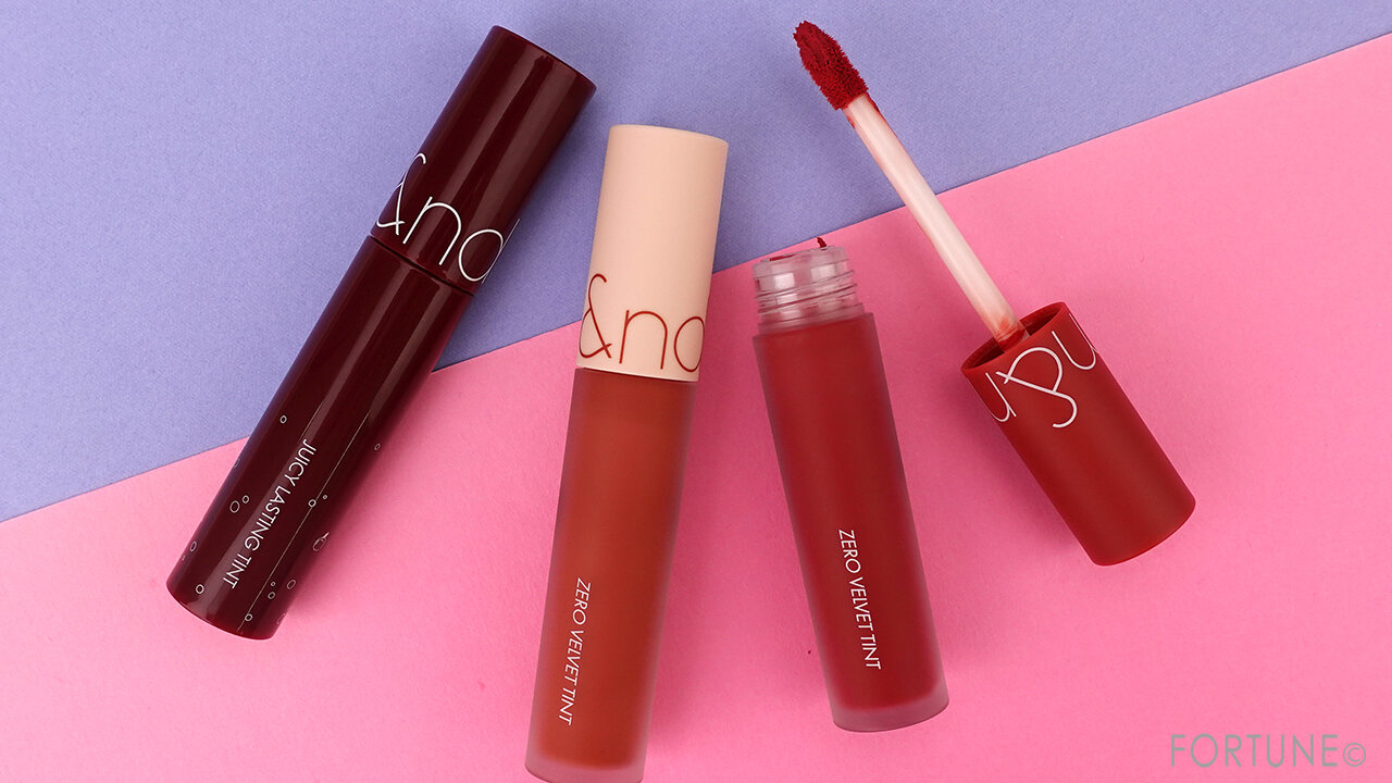 rom&nd(ロムアンド) 2020秋冬 新色 ニューコレクション「ゼロ ベルベット ティント」#14 #17「ジューシー ラスティング ティント」#17 レビュー・スウォッチ・使用レポ