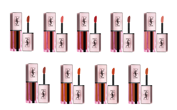 YSL(イヴ・サンローラン) 2020秋冬 新作コスメ 粘膜ヌード リップコレクション「ルージュ ピュールクチュール ヴェルニ ウォーターグロウ」カラーバリエーション・全色