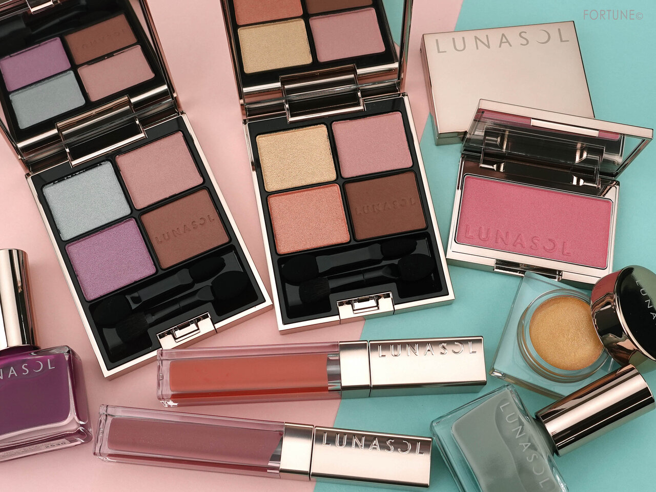 LUNASOL(ルナソル) 2021春 新作コスメ「アイカラーレーション」「デューイマットリクイド」「グラムウィンク」「カラーリングシアーチークス（グロウ）」「ネイルポリッシュ」レビュー・使用レポ・スウォッチ