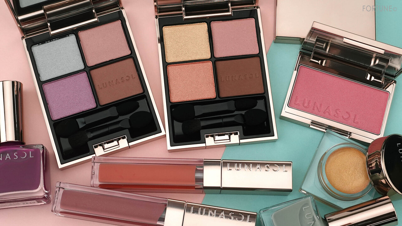 LUNASOL(ルナソル) 2021春 新作コスメ「アイカラーレーション」「デューイマットリクイド」「グラムウィンク」「カラーリングシアーチークス（グロウ）」「ネイルポリッシュ」レビュー・使用レポ・スウォッチ