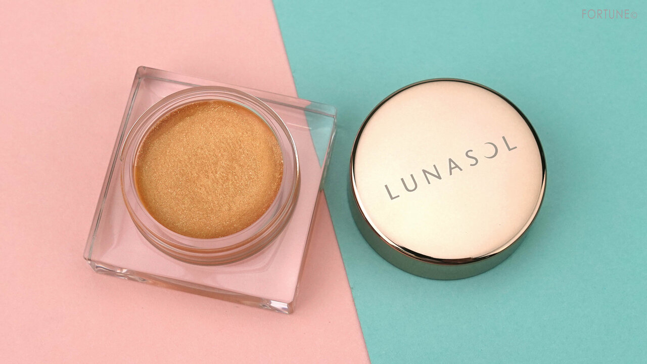 LUNASOL(ルナソル) 2021春 新作コスメ「グラムウィンク」EX03 サンシャインデュウ　レビュー・使用レポ・スウォッチ