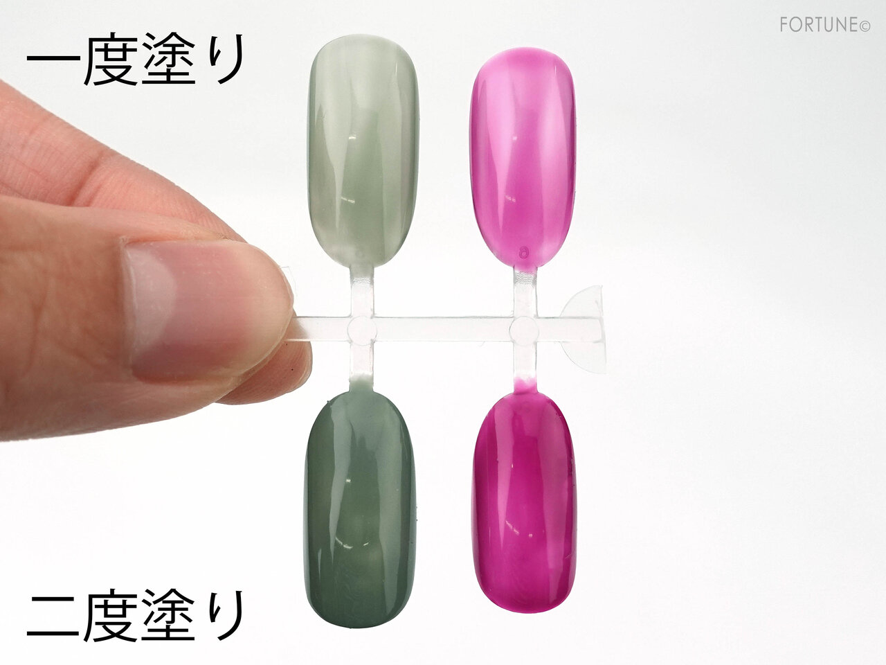 LUNASOL(ルナソル) 2021春 新作コスメ「ネイルポリッシュ」EX07 シダーグリーン/EX08 ムスクマロウ　レビュー・使用レポ・スウォッチ