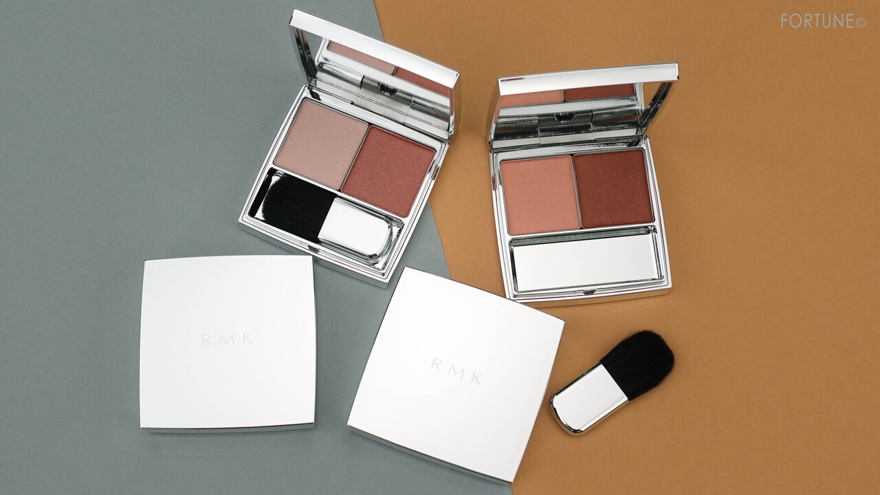 RMK(アールエムケー)2021春夏・SS新作コスメ/スプリング サマー 2021 コレクション「ザ ベージュライブラリー ブラッシュデュオ」全色レビュー・スウォッチ・使用レポ