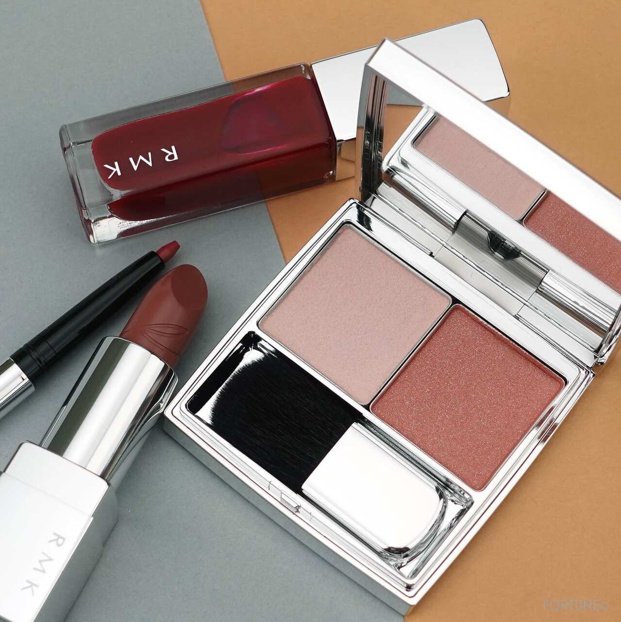 RMK(アールエムケー)2021春夏・SS新作コスメ/スプリング サマー 2021 コレクション「ザ ベージュライブラリー ブラッシュデュオ」「ザ ベージュライブラリー リップスティック」「イレジスティブル スケッチリップライナー」「ネイルポリッシュ」全色レビュー・スウォッチ・使用レポ