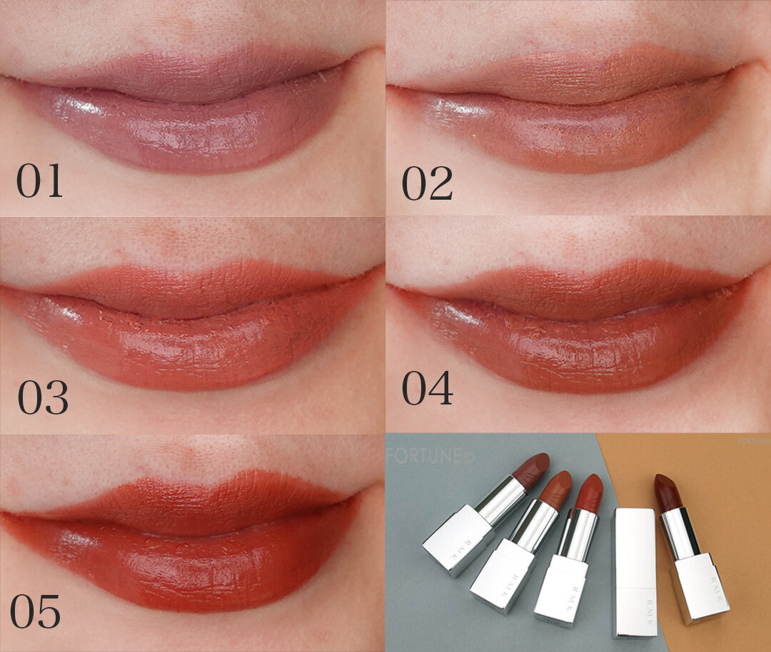 RMK(アールエムケー)2021春夏・SS新作コスメ/スプリング サマー 2021 コレクション「ザ ベージュライブラリー リップスティック」全色レビュー・スウォッチ・使用レポ