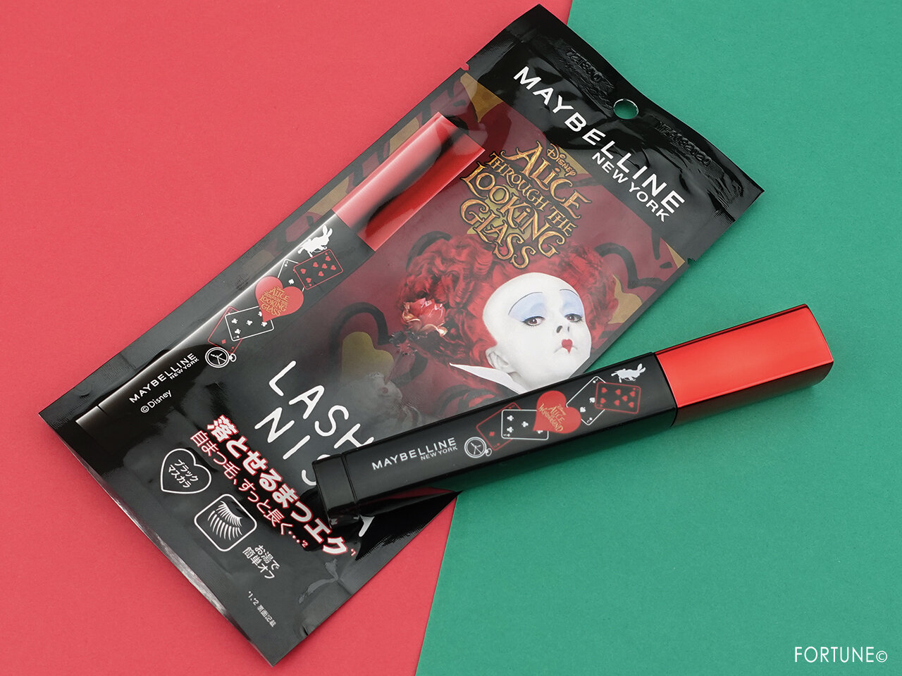 メイベリン ニューヨーク 2020新作コスメ/ディズニー映画「アリス・イン・ワンダーランド」限定コレクション　ラッシュニスタ N A01 ブラック　レビュー・スウォッチ・使用レポ