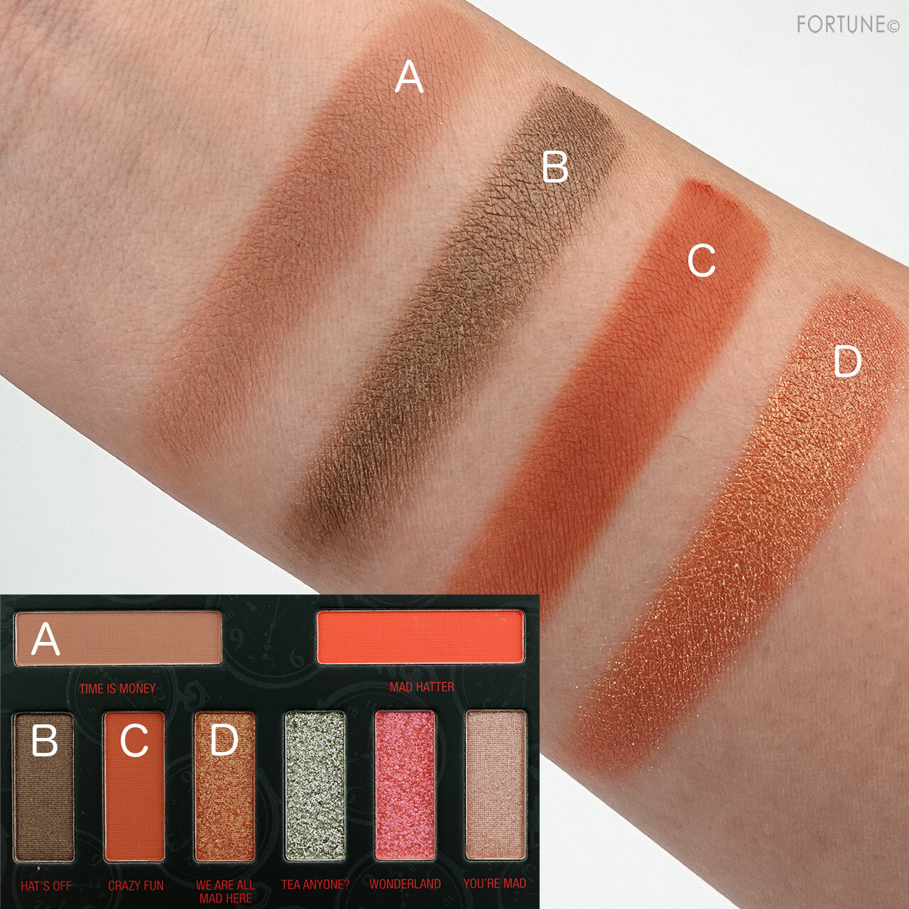 メイベリン ニューヨーク 2020新作コスメ/ディズニー映画「アリス・イン・ワンダーランド」限定コレクション　ポストカード アイシャドウ パレット AL-1　レビュー・スウォッチ・使用レポ